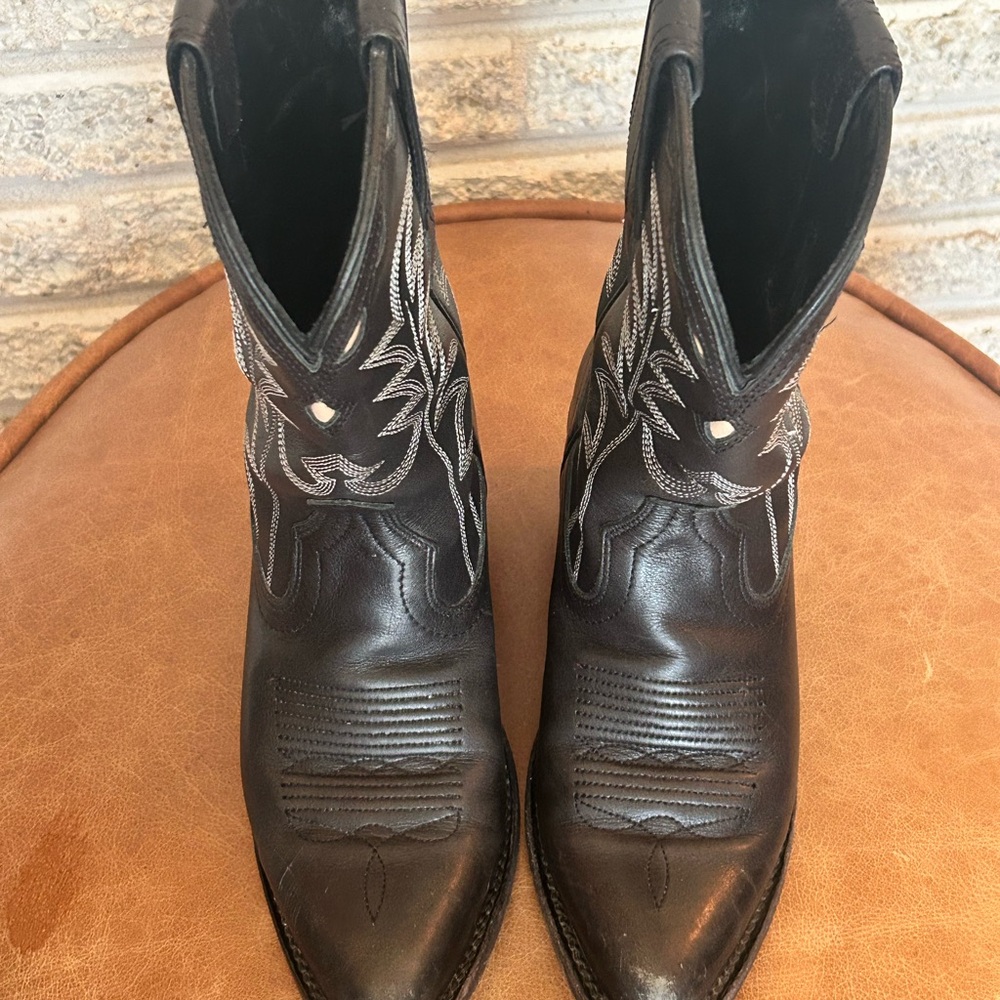 Tecovas “Jolene” Black Western Leather Boots - Picture 5 of 9